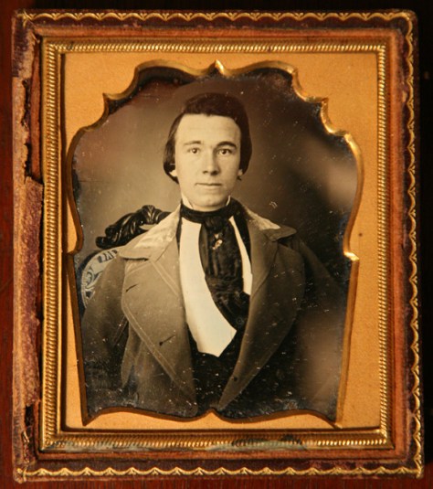 Anonymous Gentleman. Daguerreotype, Half case.