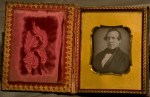 Quarter-plate Daguerreotype, Gentleman in book-form case