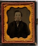 Ambrotype, Penobscot Boy, 1857