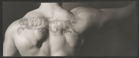 Justin, Tattoo "AGAPI" Justin, Tattoo "AGAPI"