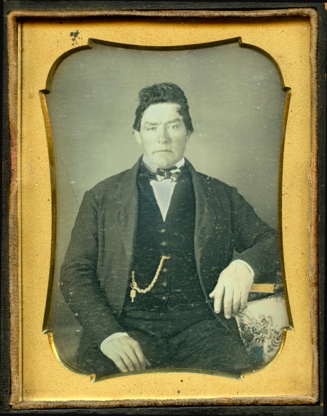Anonymous Daguerreotype, Quarter-Plate, in half case