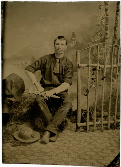Tintype, Occupational, Plumber Tintype, Occupational, Plumber