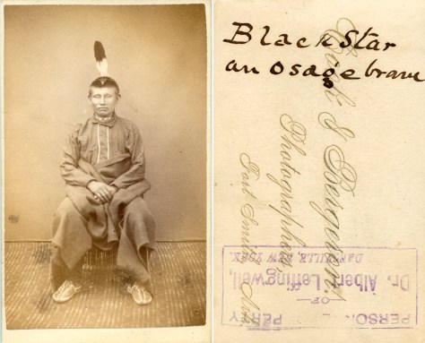 Black Star, an Osage Brave