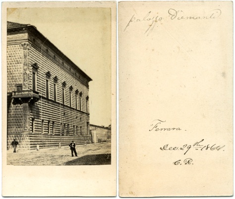 Palazzo Diamantini, Ferrara, December 29, 1864