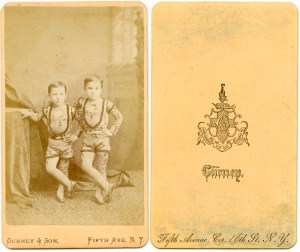 Circus Siblings, Gurney & Son, New York