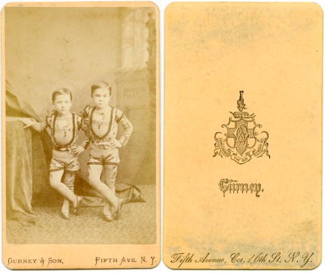 Circus Siblings, Gurney & Son, New York