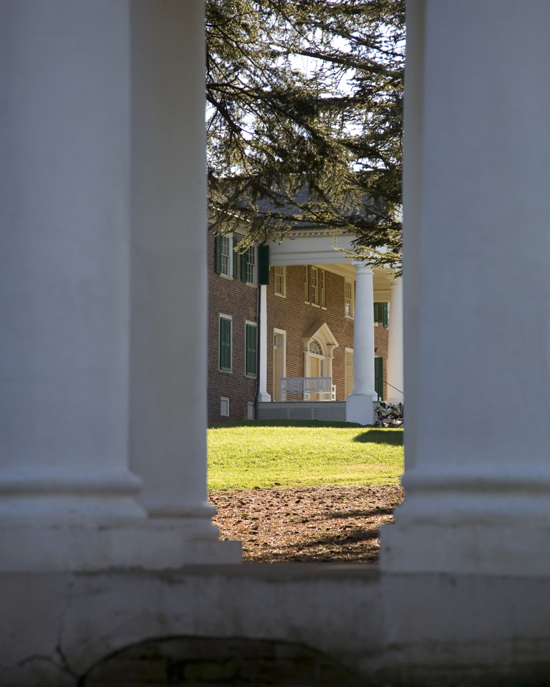 Front Porch, Montpelier, from Madison's Temple Front Porch, Montpelier, from Madison's Temple
