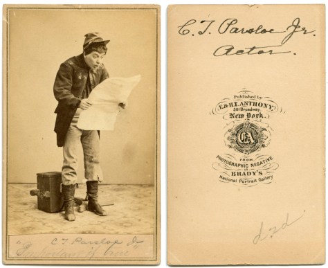 C.T. Parsloe, Jr, Actor- by Brady. "Important if true"