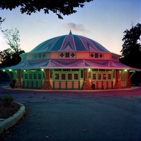Dentzel Carousel, Glen Echo, Sunset