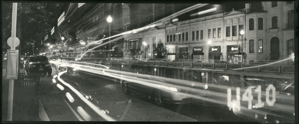Dupont Circle bus stop, Ziatype Dupont Circle bus stop, Ziatype