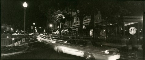 Taxi, Northbound on Connecticut at Dupont Circle, Night