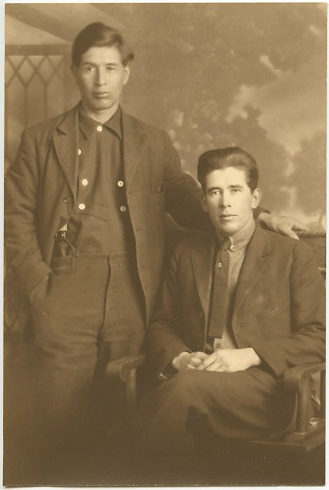 Native American and Friend,Klamath Falls, Oregon