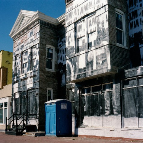 House Wrap, Black and White, 14th Street House Wrap, Black and White, 14th Street