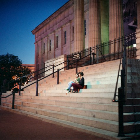 Portrait Gallery Steps, Twilight Portrait Gallery Steps, Twilight
