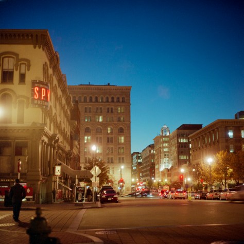 Spy Museum, G Street, Twilight Spy Museum, G Street, Twilight