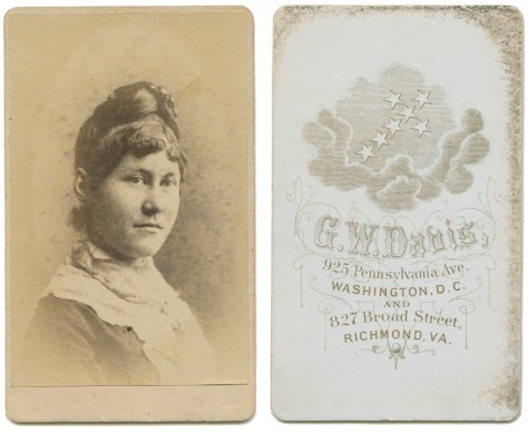 Anonymous Lady, by Davis of DC and Richmond Anonymous Lady, by Davis of DC and Richmond