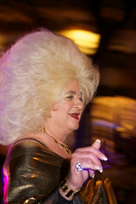 Was that high heel or high hair race?