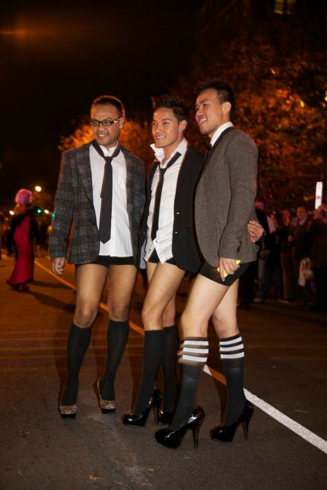 Asian Schoolboys in Heels