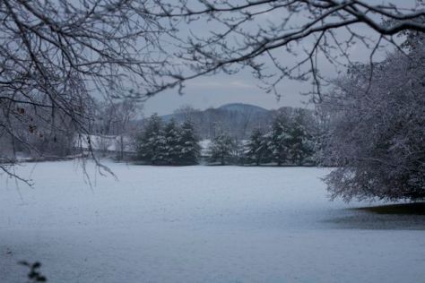 North toward Sugarloaf, Dawn, Christmas Day 2012