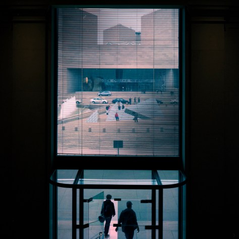 East Wing, National Gallery of Art, seen from the West Wing exit