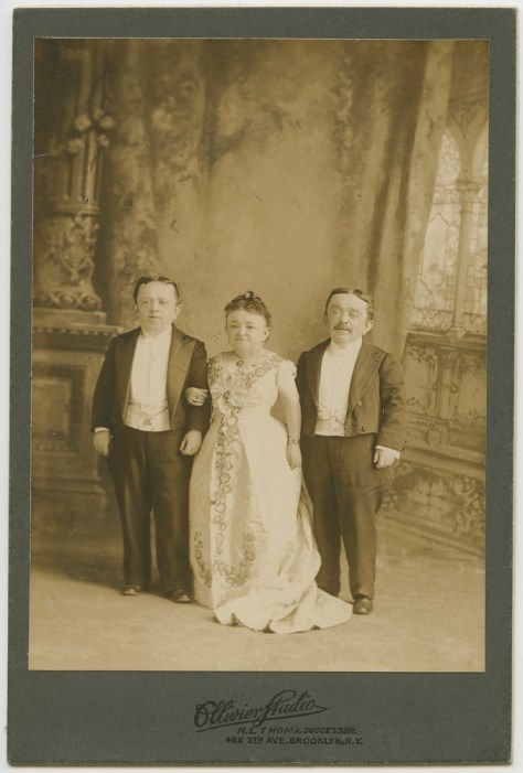 Lavinia Warren Stratton Magri and the Magri Brothers, by Ollivier