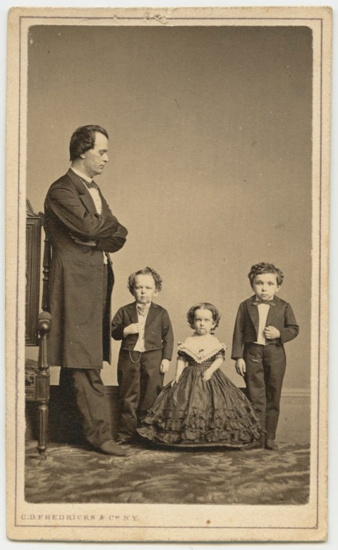 Three little people, by CD Fredricks