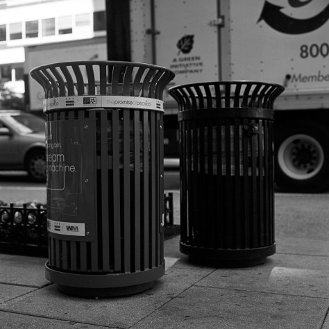 Couple - Recycling Bins