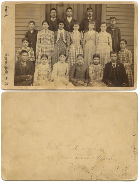 Native American School Group, Springfield, South Dakota