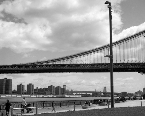 DUMBO, the Manhattan Bridge and the Williamsburg Bridge