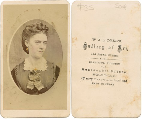 Hand-colored CDV by WJL Dyer