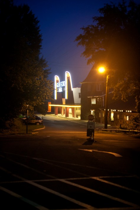 Glen Echo Sign, From the Parking Lot