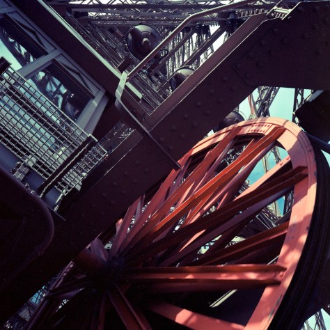 Elevator Wheels, Looking Up