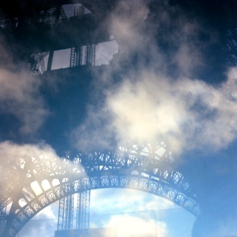 Eiffel Tower Shadow, Clouds