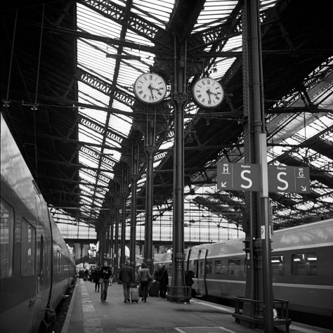 Clocks, Platform, Gare D' Lyon