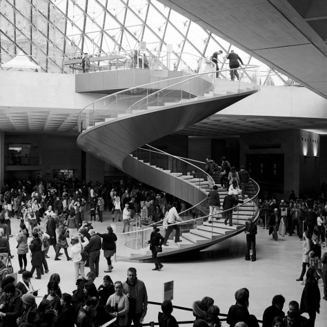 Spiral Stair, Under the Pyramid