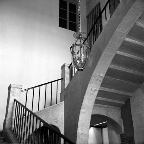 Stairs, Chandelier, Versailles