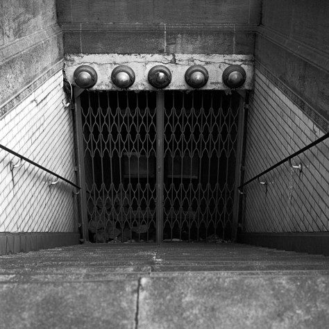 Abandoned Subway Entrance, Palais de Justice