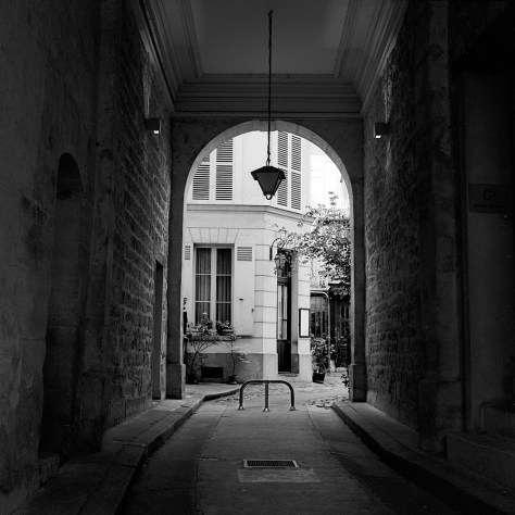 Courtyard Near The Bibliotheque de Paris