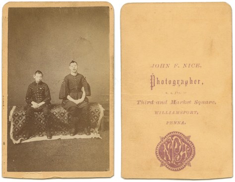 Two Asian Pinheads, by John Nice, Williamsport, PA