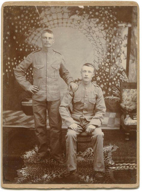 Two British Soldiers, Chunk Restored