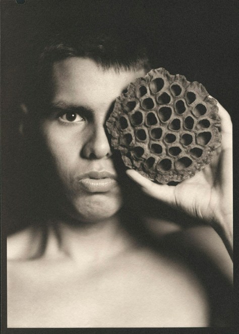Portrait with Lotus Seed Pod