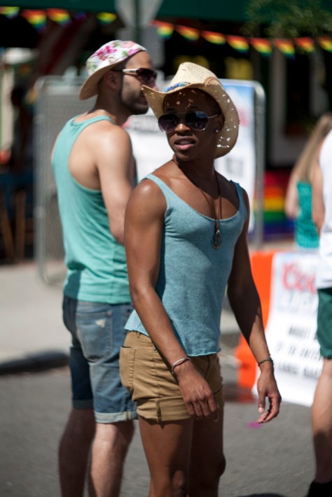 Waiting for the parade