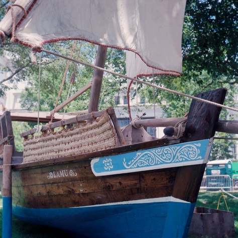 Kenyan Boat, Folklife Festival, Side View