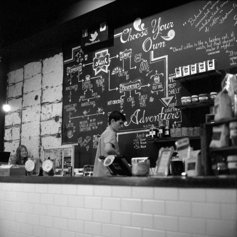 The Coffee Bar, Menu