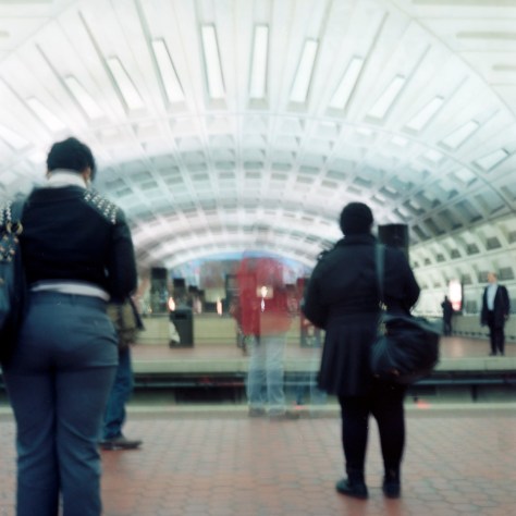 Awaiting Train, Metro Center