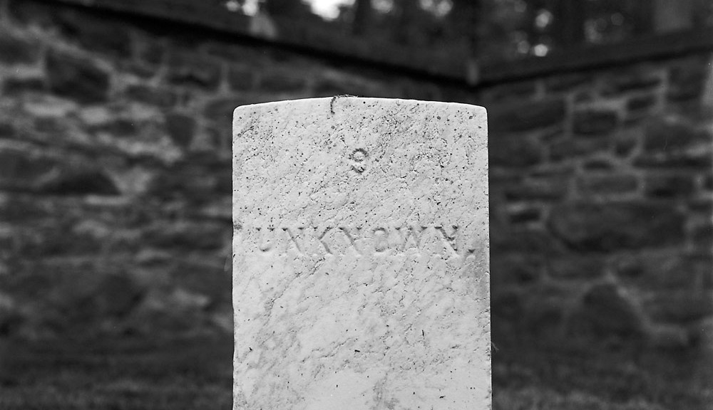 Balls Bluff Unknown Headstone