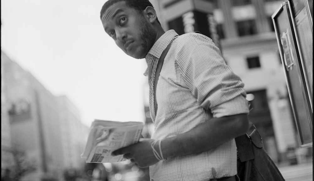 At Metro Center Bus Stop