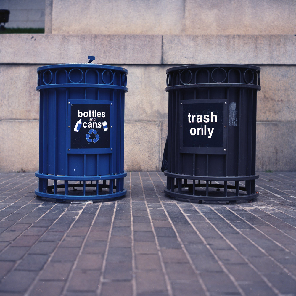 Bottles, Cans, Trash