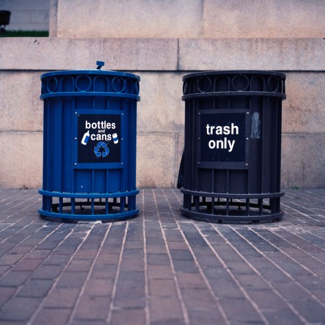 Bottles, Cans, Trash