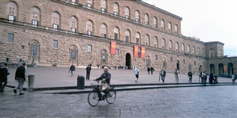 Cyclist, Pitti Palace